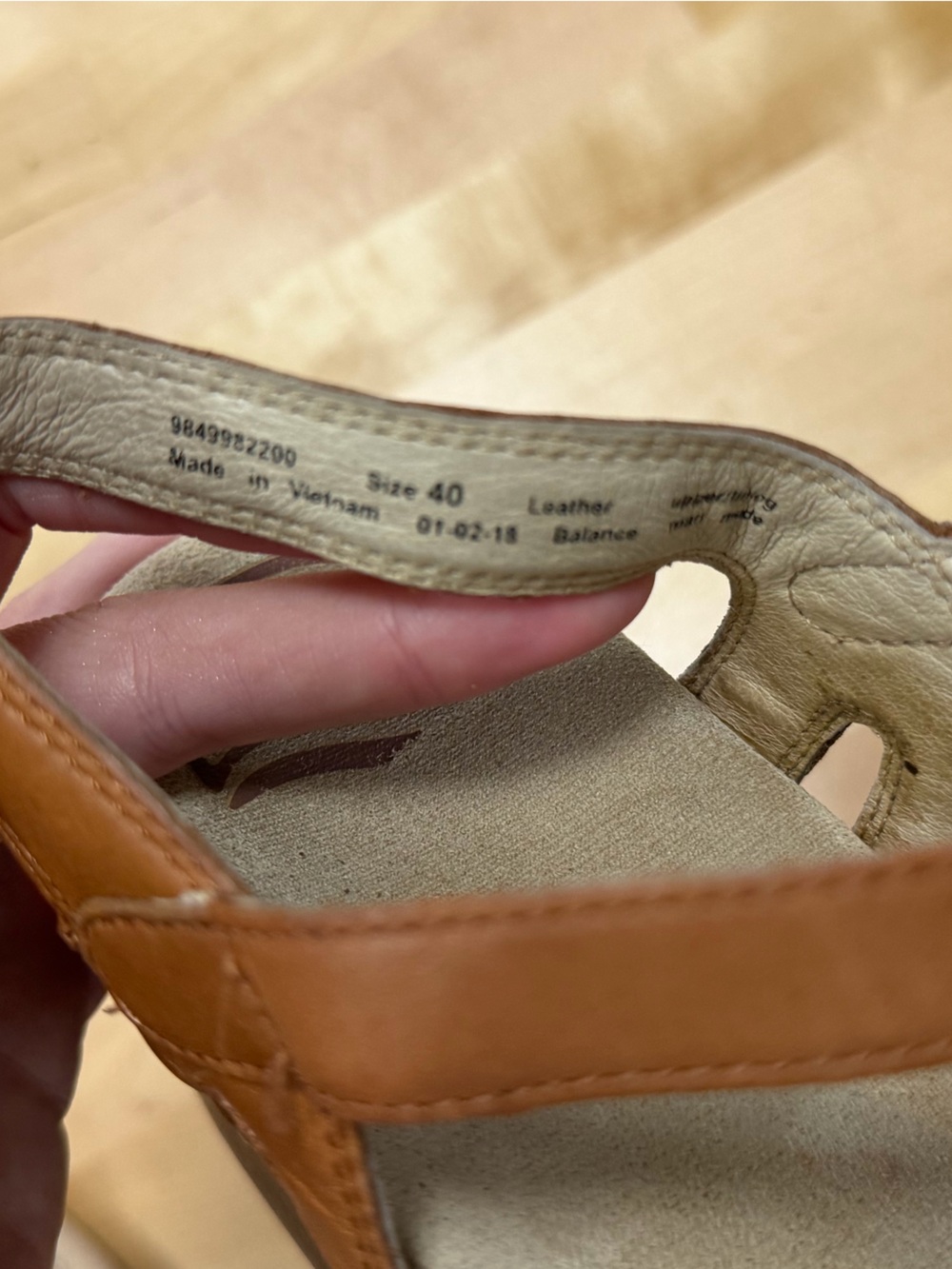 Dansko Season Sandal in Camel Full Grain leather size 40 - Picture 7 of 7
